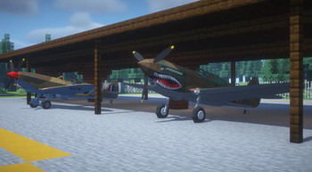 P-40 and Spitfire