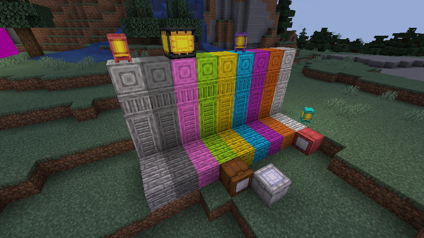 Colored Block Showcase