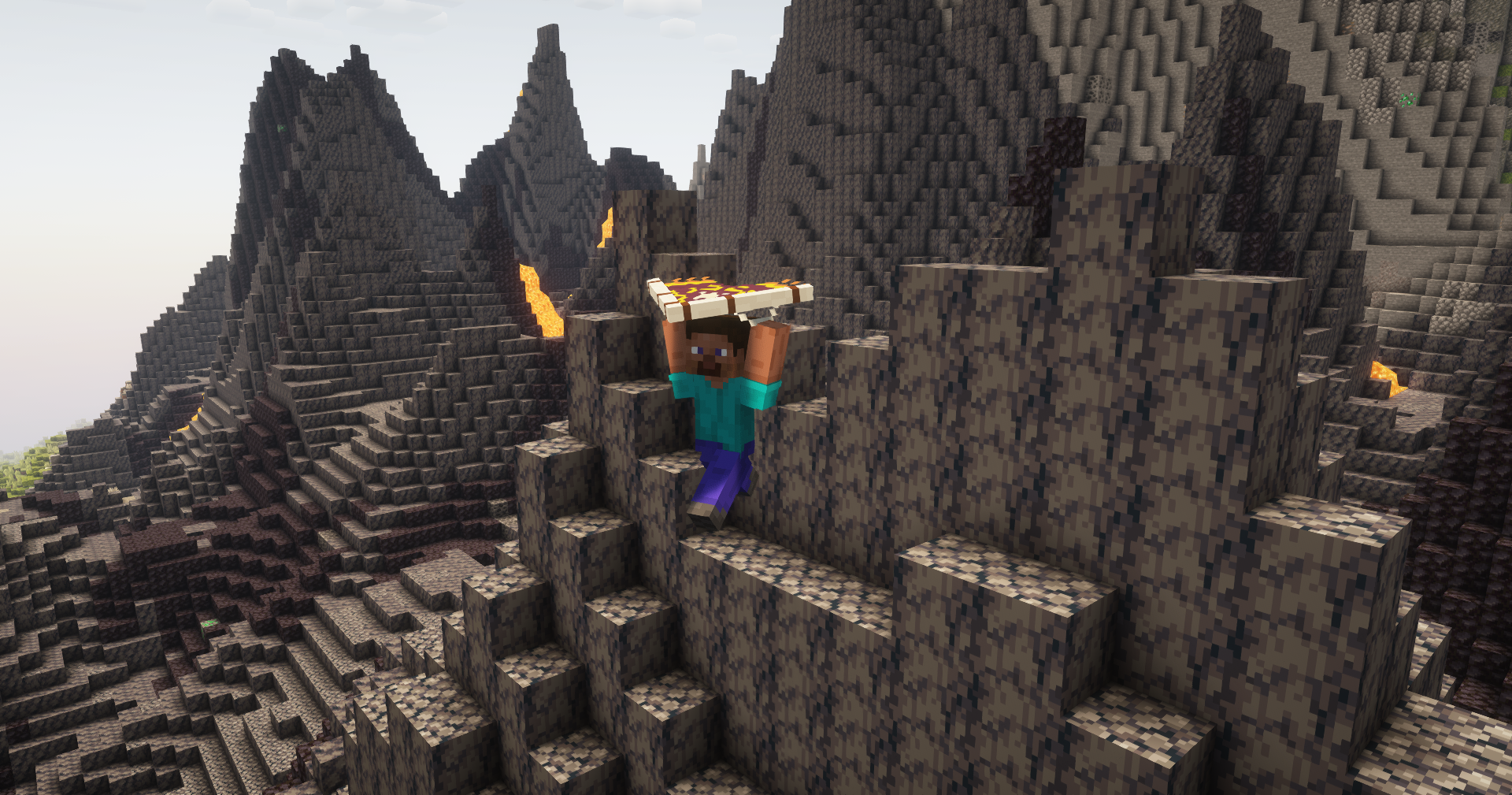 A Player using the Glider