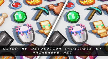 Higher item resolutions