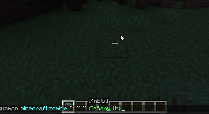 Summoning a baby zombie