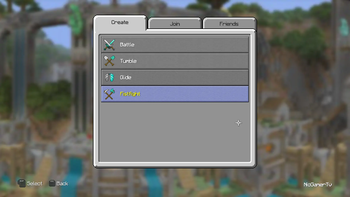 Minigames Menu