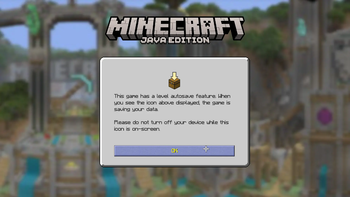 Autosave Warning