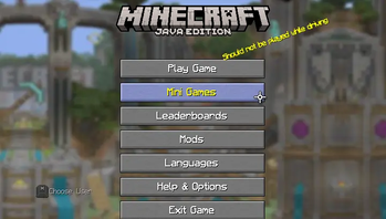 Main Menu (SD Mode)