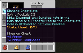Extra Slots: New Treasure Chestplate Enchantment!