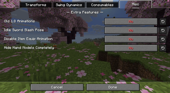 Misc Settings