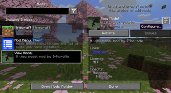 Mod Menu Integration