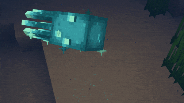 A gif of the animated Glow Squid.