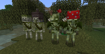 Mossy Skeletons and Bogged