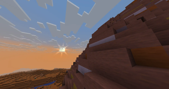 Sunrise in Badlands