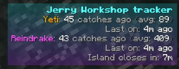 Jerry Workshop tracker