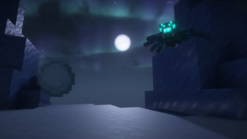 Moonlit Ice Spider
