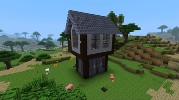Blue Clay Brick House