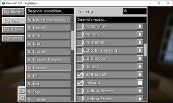 Main Config Screen