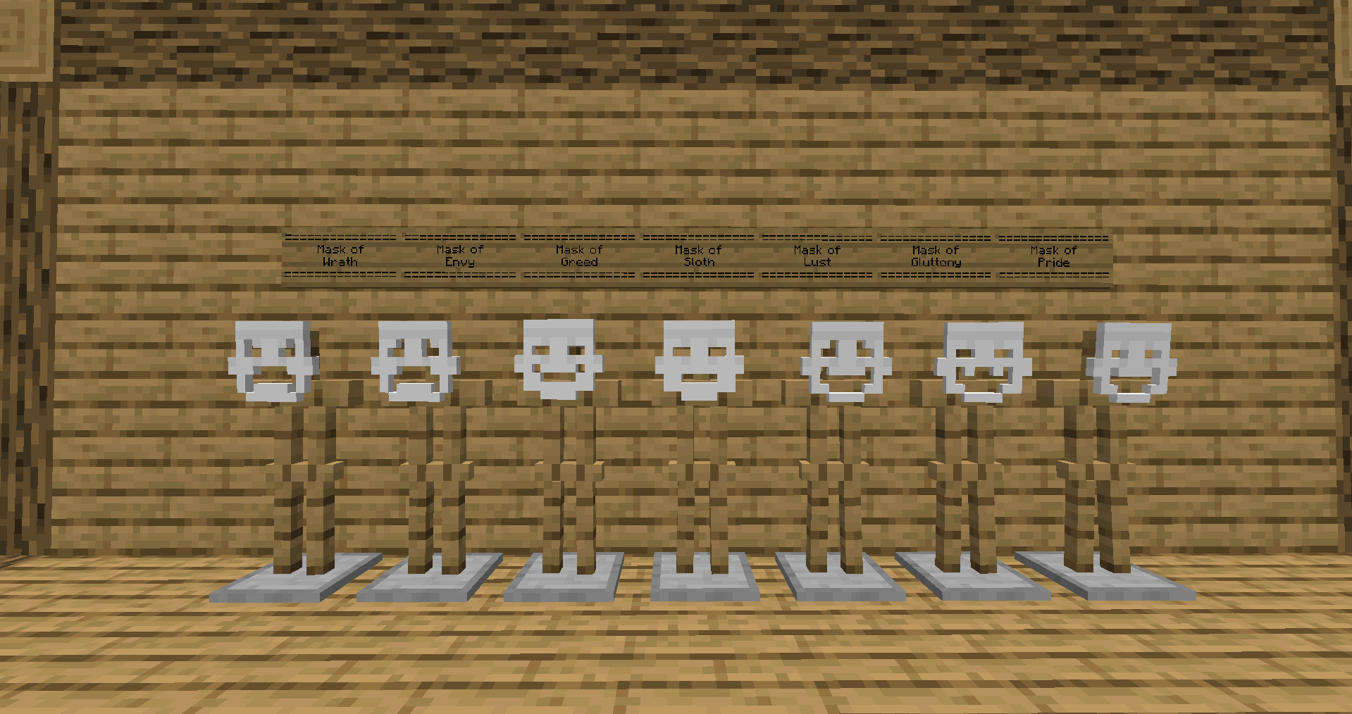 The 7 Deadly Masks