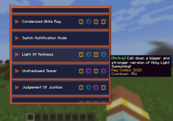 Ability Menu