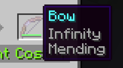 Infinity and mending on the same bow!