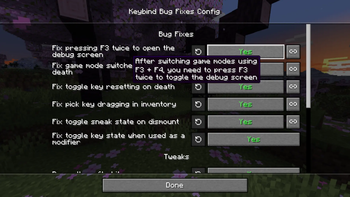 Config Screen