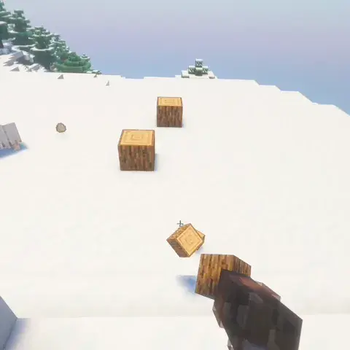 Placing Wood logs