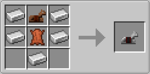 Iron Horse Armor crafting recipe