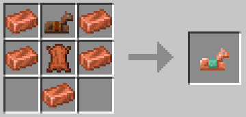Copper Horse Armor crafting recipe