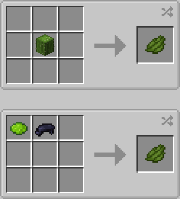 Green Dye crafting recipes