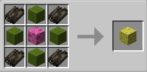 Sponge crafting recipe