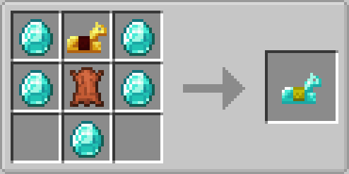 Diamond Horse Armor crafting recipe