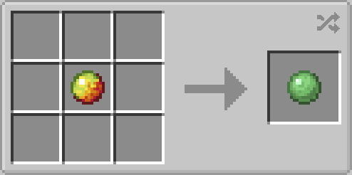 Slimeball crafting recipe