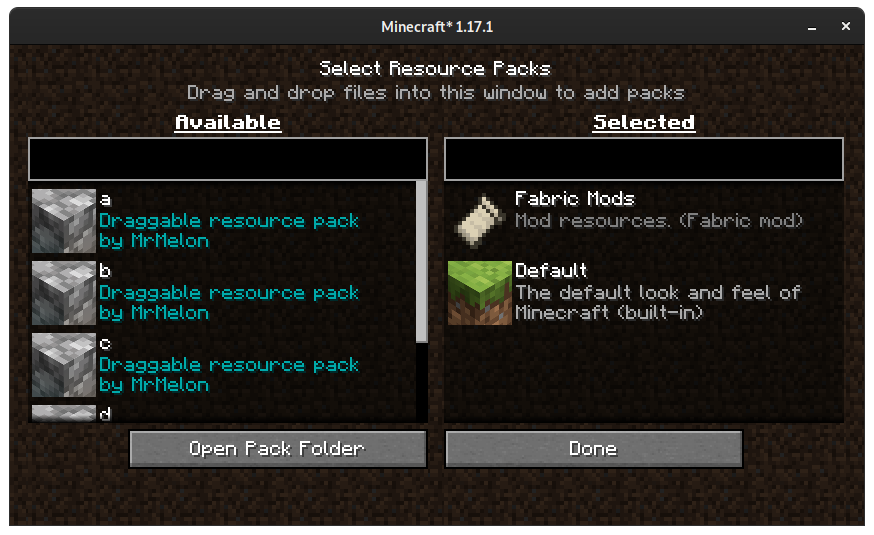 Resource Packs