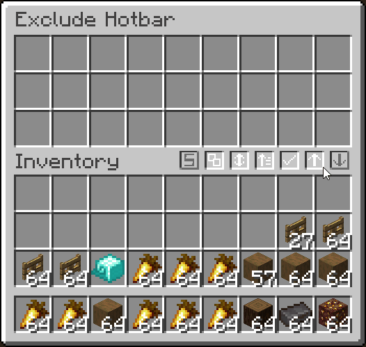 Exclude Hotbar