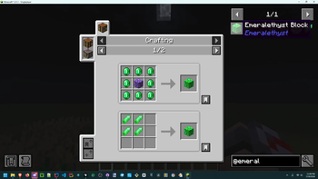 Emeralethyst Block