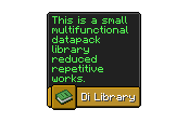 You can see Di Library in Advancement screen!