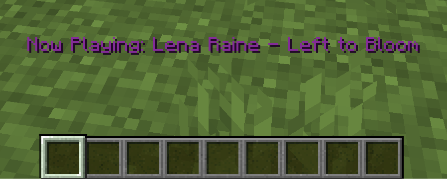 Hotbar Song Display