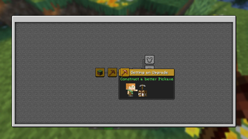 that is a copper pickaxe there :]