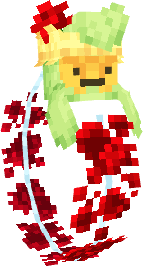 Classic minecraft rose form