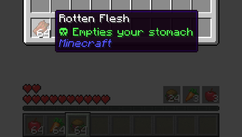 Rotten flesh