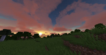 Sunrise over a Plains