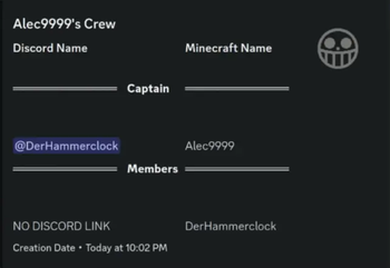 Crew Example