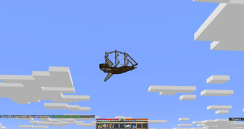 A ship in the sky