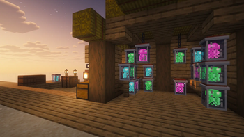 Player-Built Nitelite Jar Shed