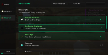 Achievements Menu Preview