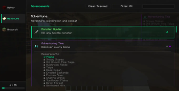 Achievements Menu Requirements Preview