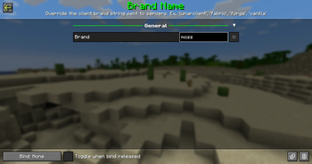 Brand Name Module Settings