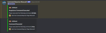 Discord message example