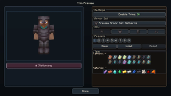 Armor Trim Editor