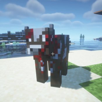 Damaged FA cow