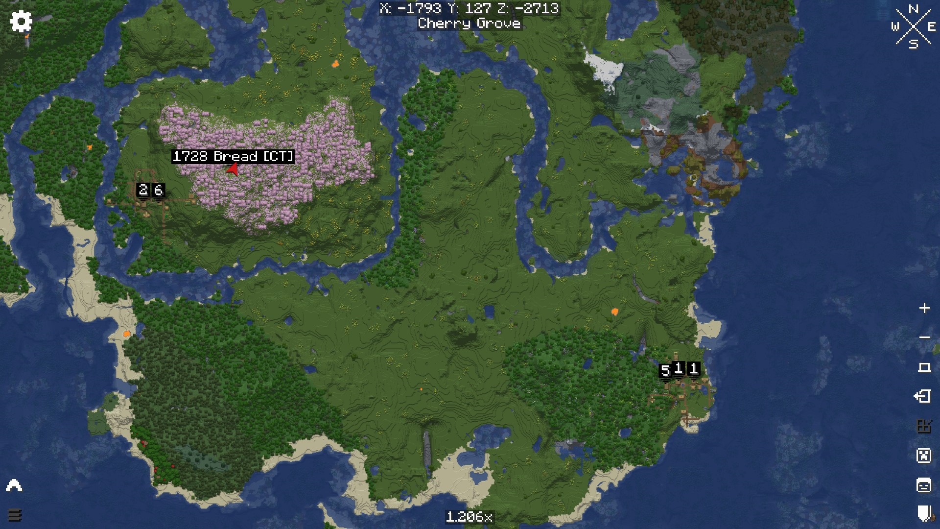 Image of the map