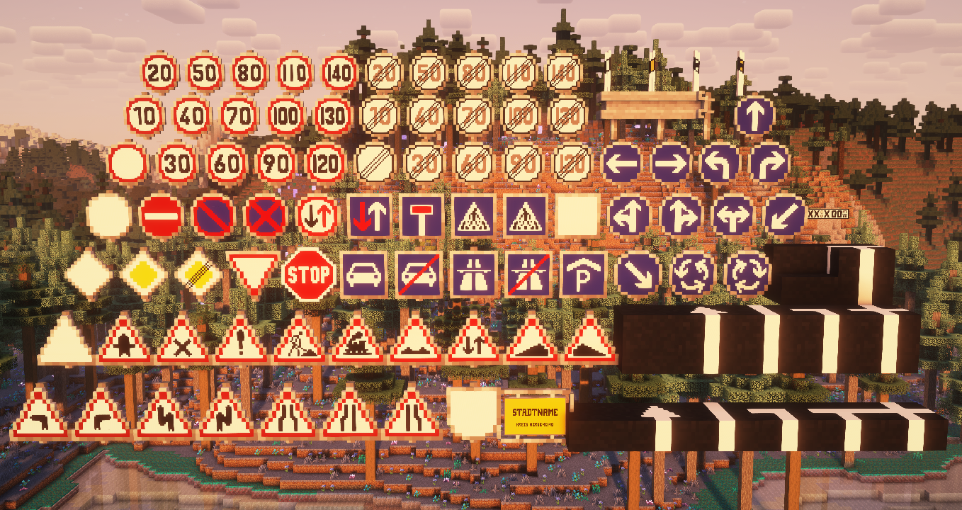 All Blocks included in the Mod