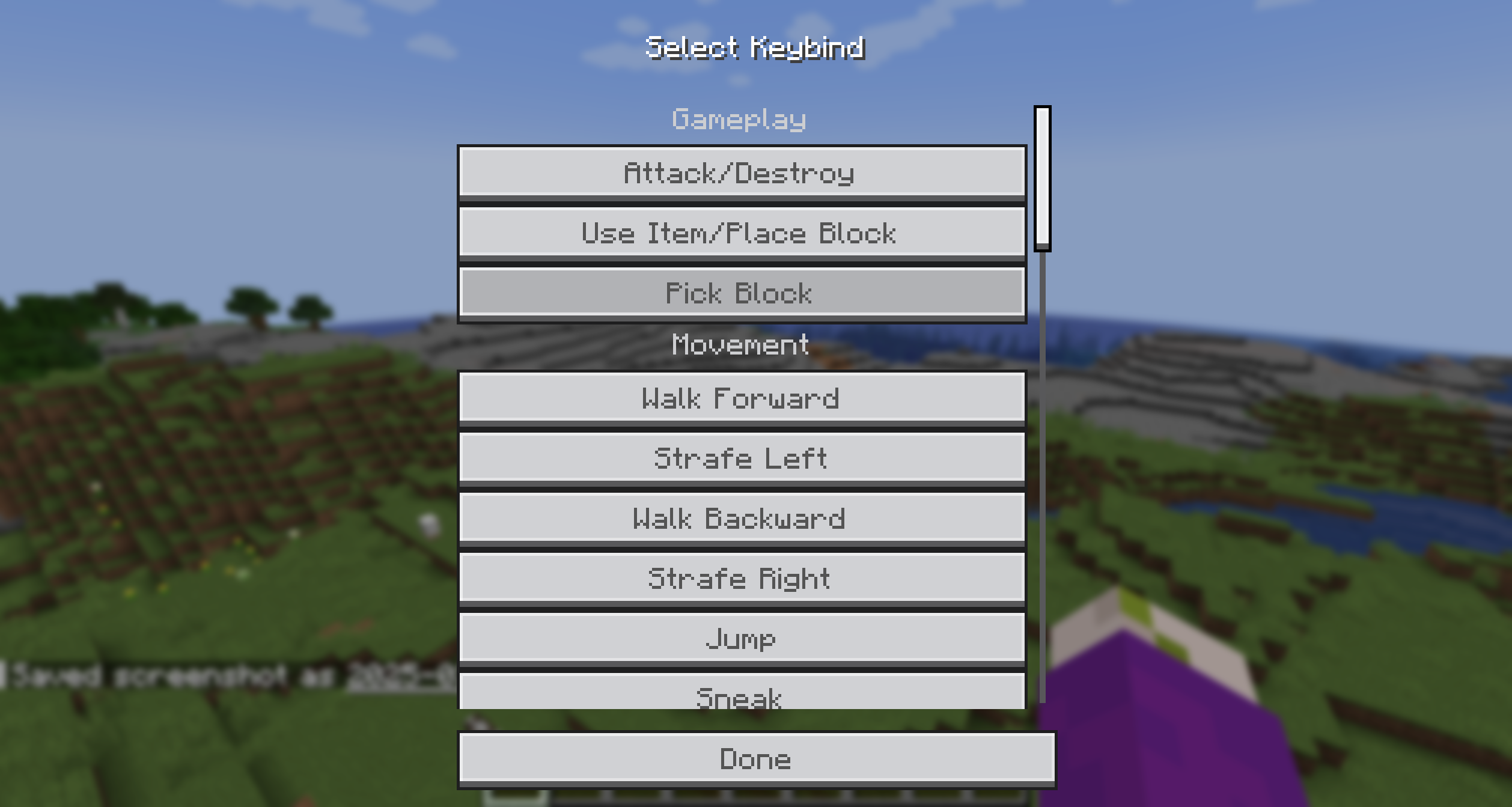 Select Keybind